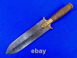 Guerres indiennes Armée américaine Springfield Armory M1880 couteau Bowie de terrain dague de combat
