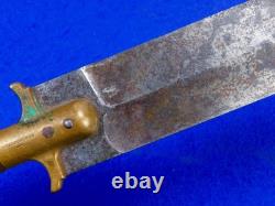 Guerres indiennes Armée américaine Springfield Armory M1880 couteau Bowie de terrain dague de combat