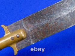 Guerres indiennes Armée américaine Springfield Armory M1880 couteau Bowie de terrain dague de combat