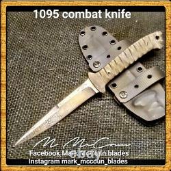 Hand Made 1095 Combat Dagger Knife Par Mark Mccoun #32