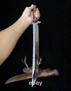 Handmade Douanier Marsh Rat Dague Samurai Importé Couteau En Acier De Haute Qualité 61hrc