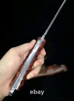 Handmade Douanier Marsh Rat Dague Samurai Importé Couteau En Acier De Haute Qualité 61hrc