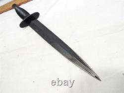 J. Nowill & Sons Sheffield Angleterre Couteau de combat Black Dagger Fairbairn-Sykes