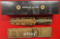 LAMES SPARTAN FDE LES GEORGE V-14 DAGUE, ÉTAT NEUF, DANS SA BOÎTE, AVEC GOUFFRES (725)
