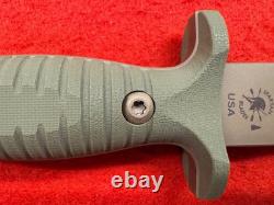 LAMES SPARTAN FDE LES GEORGE V-14 DAGUE, ÉTAT NEUF, DANS SA BOÎTE, AVEC GOUFFRES (725)