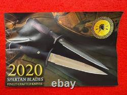 LAMES SPARTAN FDE LES GEORGE V-14 DAGUE, ÉTAT NEUF, DANS SA BOÎTE, AVEC GOUFFRES (725)