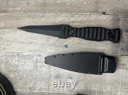 Lame Mil Mak Gladius L Dague Acier S45VN Cerakote Noir