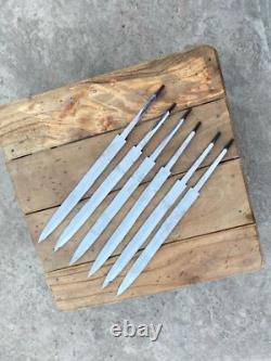 Lame de poignard en acier au carbone haute qualité forgée à la main, pleine tang de 15,75 pouces, vide pour combat.