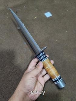 Lot de 10 dagues et couteaux en acier au carbone en cuir, premium faits à la main, sans tarif aux États-Unis