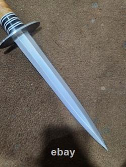 Lot de 10 dagues et couteaux en acier au carbone en cuir, premium faits à la main, sans tarif aux États-Unis