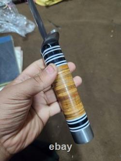 Lot de 10 dagues et couteaux en acier au carbone en cuir, premium faits à la main, sans tarif aux États-Unis