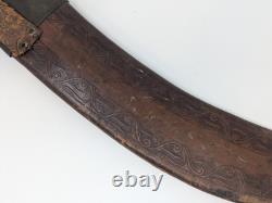 Machette militaire antique espagnole grande avec fourreau