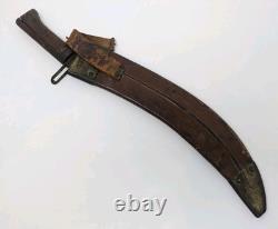 Machette militaire antique espagnole grande avec fourreau