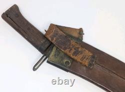 Machette militaire antique espagnole grande avec fourreau