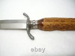Minty Antique Vintage Ignaz Rosler Boot Allemand Knife Dagger 5 Po. Lame