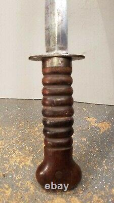 Néerlandais Pays-bas Ww2 Ww2 Wwii Dagger Fighting Knife With Sheath