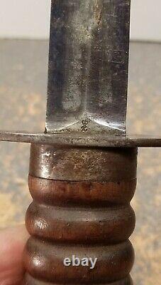 Néerlandais Pays-bas Ww2 Ww2 Wwii Dagger Fighting Knife With Sheath