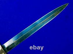 Néerlandais Pays-bas Wwii Ww2 Fighting Knife Dagger With Sheath