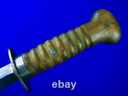 Néerlandais Pays-bas Wwii Ww2 Fighting Knife Dagger With Sheath