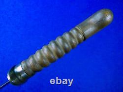 Néerlandais Pays-bas Wwii Ww2 Fighting Knife Dagger With Sheath