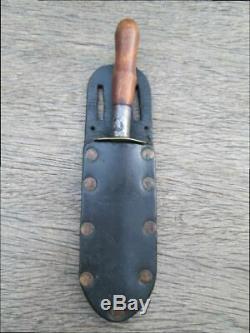 Old Vintage Antique Années 1800 Fighting Bowie Dagger Boot Couteau Possible Guerre Civile