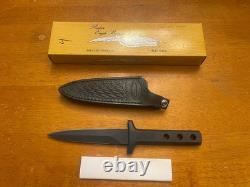 PARKER JAPAN 944 Couteau Dague COUTEAU DE COMBAT Étui COUTEAUX VINTAGE Noir