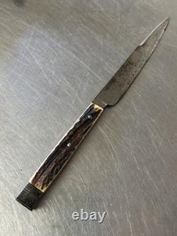 POIGNARD DE CHASSE ÉPEE COURTE AVEC COUTEAU ANTIQUE / VINTAGE Anciens Couteaux de Combat