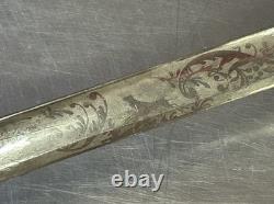 POIGNARD DE CHASSE ÉPEE COURTE AVEC COUTEAU ANTIQUE / VINTAGE Anciens Couteaux de Combat