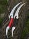 Paire De Dagues Fantasy Style Elfe &agrave; Lame En Acier Inoxydable, Faites Main Sur Mesure