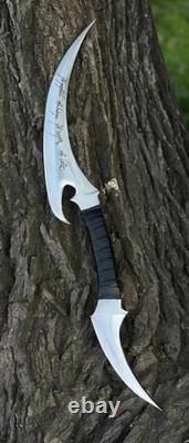 Paire de dagues fantasy style elfe à lame en acier inoxydable, faites main sur mesure