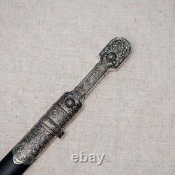 Pierre de poignard caucasien Shashka épée cosaque Sabre couteau Zlatoust 035 Silkway