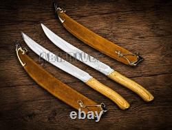 Poignards faits main Legolas, couteaux de combat, épées jumelles de style elfe en acier inoxydable