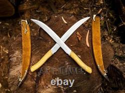 Poignards faits main Legolas, couteaux de combat, épées jumelles de style elfe en acier inoxydable