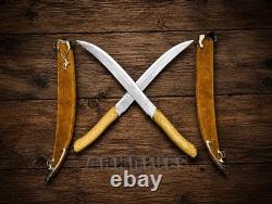 Poignards faits main Legolas, couteaux de combat, épées jumelles de style elfe en acier inoxydable
