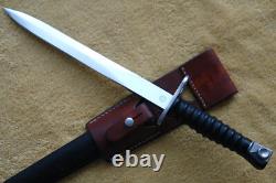 RARE Couteau de Combat Baïonnette Suisse Dague Militaire WECHNER AG W. VONESCH Vintage