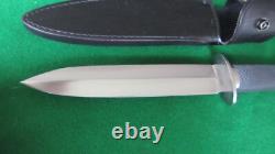 RARE c. années 1990 COLD STEEL TAI PAN Fabriqué au JAPON Dague à double tranchant Non utilisée
