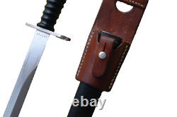 RÉSERVE COUTEAU COMBAT BAÏONNETTE SUISSE DAGUE MILITAIRE WECHNER AG W. VONESCH VINTAGE