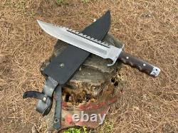 Rambo VI Botte Dagger Chasse Couteau Utilitaire Jungle Sharp Survie Bowie Combat
