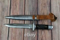Rare Couteau Allemand De Combat Dagger K98 Avec Fourreau Mauser Remake Armée Bulgare
