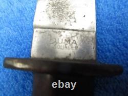 Rare Original Couteau de Combat Puma de la Luftwaffe Allemande de la Seconde Guerre Mondiale avec Fourreau