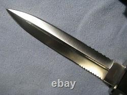 Rare Sog S25 Desert Dagger Fixed Blade Knife Excellent Près De Mint Condition