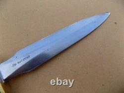 Rare Vietnam Era Randall Modèle 2-8 Couteau De Combat Dague Avec Gaine Rivetée