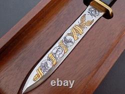 Rare Vintage EK Victoire dans le couteau de combat Pacific Fighting Dagger