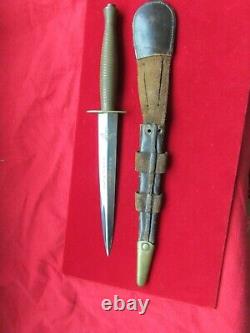 Rare Ww2 Fairbairn & Sykes British Commando Fighting Knife Dagger