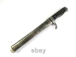 Rare Wwi Français Tranch Couteau Botte Combat Combat Dagger Berthier Bayo Couper Vers Le Bas