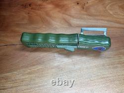 Rare couteau de combat de police chinois RPDC, dague à lame droite et lame dentée