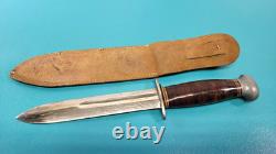 Rare couteau-poignard de combat PAL de la Seconde Guerre mondiale, variante à pointe de lance + fourreau TR1308