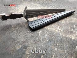 Réplique de dague italienne Cinquedea de chasse en acier J2 fabriquée à la main