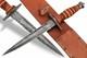 Réplique De Lame En Acier Damas Sur Mesure, Poignard De Combat Stiletto De La Seconde Guerre Mondiale