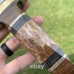 Reproduction d'une dague de style SS de la Seconde Guerre mondiale en acier inoxydable fait main sur mesure.